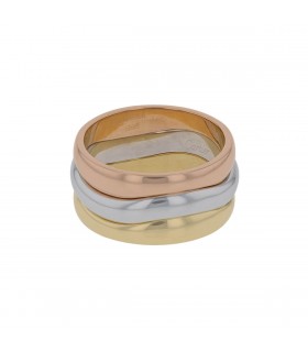Cartier Love Me three tones gold ring