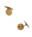 Gold cufflink