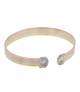Bracelet 3 ors, diamants
