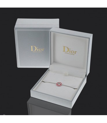 Dior Rose des Vents ceramic, diamond and gold bracelet