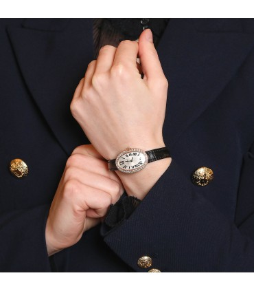 Cartier Baignoire diamonds and gold watch