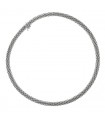 Collier or blanc