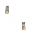Boucles d’oreilles or, diamants