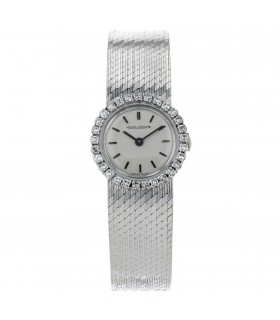 Jaeger Lecoultre diamonds and gold watch