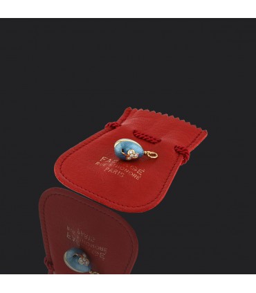 Fabergé diamonds, enamel and 18k gold pendant