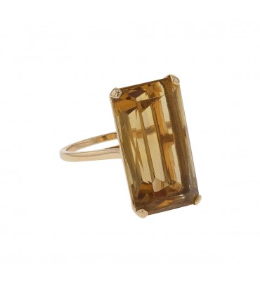 Mellerio Dits Meller citrine and 18k gold ring