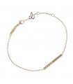 Chopard Ice Cube diamonds and gold bracelet