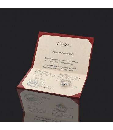 Cartier Honeymoon platinum and diamond ring