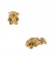 Gold rabbit cufflinks