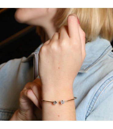Bracelet or et diamants