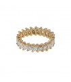 Bague or, diamants