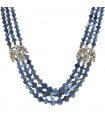 sapphires, diamonds and gold necklace
