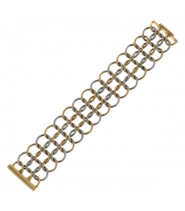 Georges Lenfant two tones gold bracelet