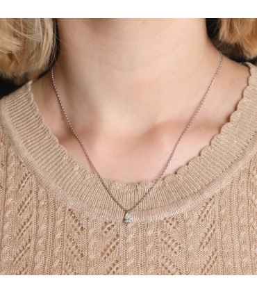 Collier or, diamant