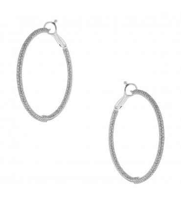 Bucherer diamonds and gold earrings