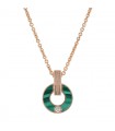 Bulgari Bulgari malachite, diamond and gold necklace