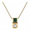 Jean Vendome emerald, diamond and gold necklace