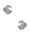 Chaumet diamonds, platinum and gold earrings