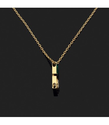 Jean Vendome emerald, diamond and gold necklace