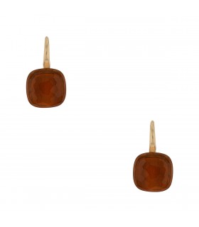 Pomellato Nudo citrines and gold earrings