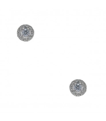 Diamonds and gold earrings