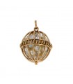 Gold and pearls pendant