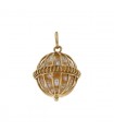 Gold and pearls pendant