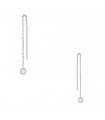 Diamond and gold earring