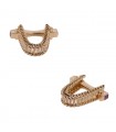 Gold and rubies cufflink