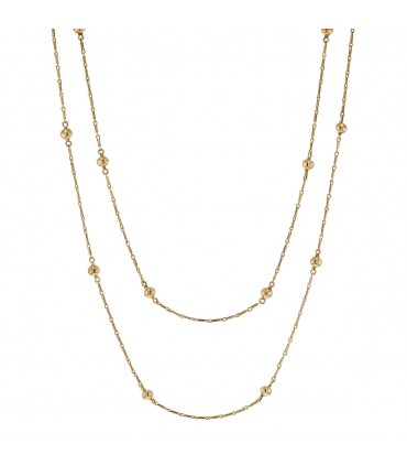 Collier sautoir or