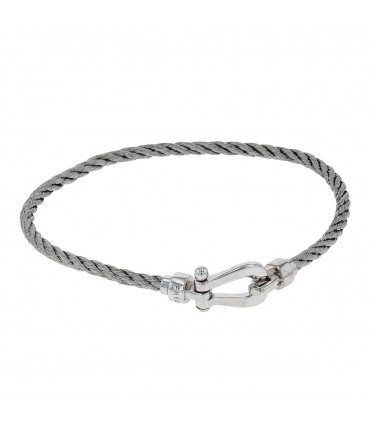 Fred Force 10 gold and stainless steel bracelet