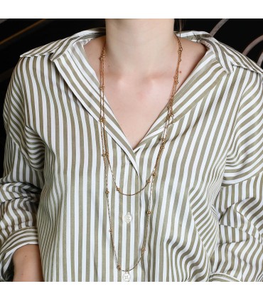 Collier sautoir or