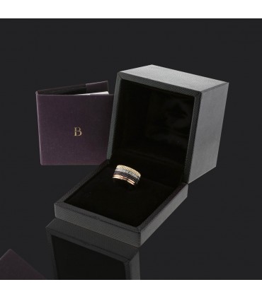 Boucheron Quatre diamonds, gold and PVD ring