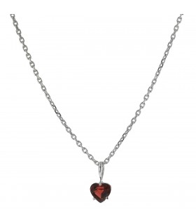 Garnet and gold necklace