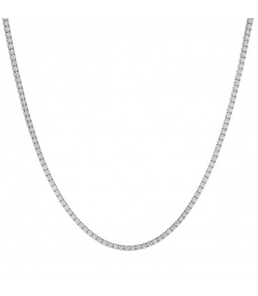 Diamonds and gold necklace