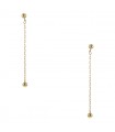 Gold earrings
