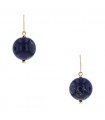 Lapis lazuli and gold earrings
