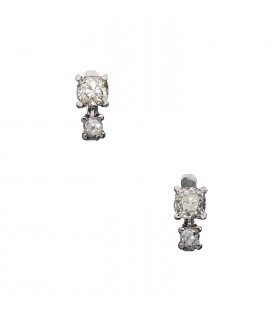 Boucles d’oreilles or et diamants