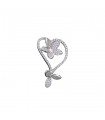 Pendentif or et diamants