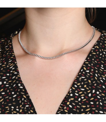 Diamonds and gold necklace