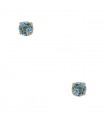 Boucles d’oreilles or, topazes