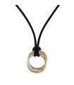 Cartier Trinity three tones gold necklace