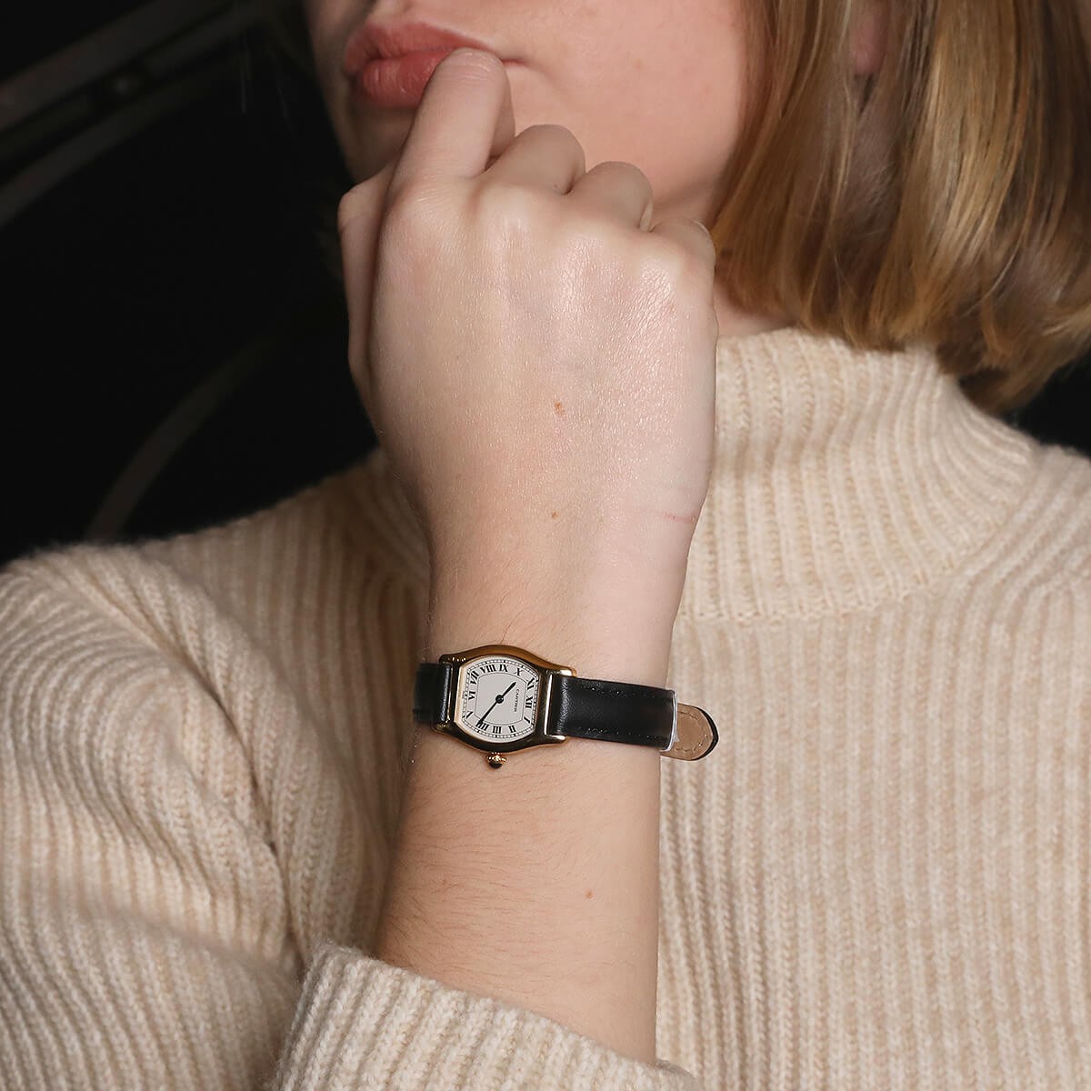 Cartier tortue women's watch outlet