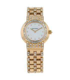 Boucheron Solis diamonds and gold watch