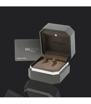 Messika Move Uno diamonds and gold earrings