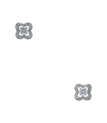Mauboussin Chance of Love N°1 diamonds and gold earrings