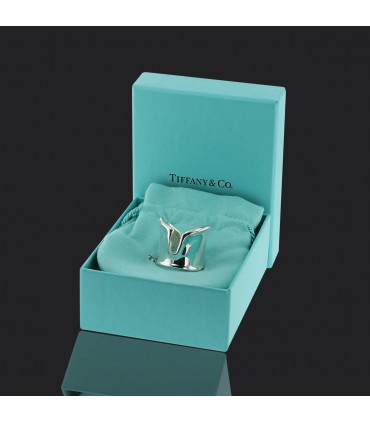 Tiffany & Co. Split silver ring