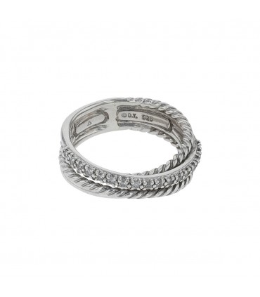 Bague David Yurman Anneau Crossover
