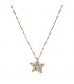 Chanel Comète Géode diamonds and gold necklace