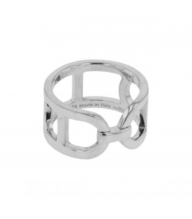 Hermès Ever Chaîne d’Ancre silver ring